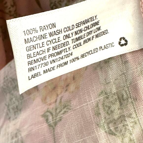 NWT Agua Bendita x Target Tile Garden Floral Mini with Flutter Sleeves - Picture 9 of 9